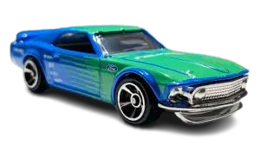Hot Wheels 2023 - Collector # 244/250 - Then And Now 10/10 - '69 Ford Mustang Boss 302 - Falken Racing Blue - IC