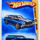 Hot Wheels 2009 - Collector # 019/190 - New Models 19/42 - '70 Chevelle SS Wagon - Blue - USA Card