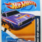 Hot Wheels 2012 - Collector # 174/247 - HW Racing 04/10 - '70 Dodge Hemi Challenger - Blue - '1' Hot Wheels Graphics - USA