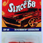Hot Wheels 2008 - Since ’68 / Top 40 # 16/40 - '70 Plymouth Barracuda - Red - Redlines - Metal/Metal