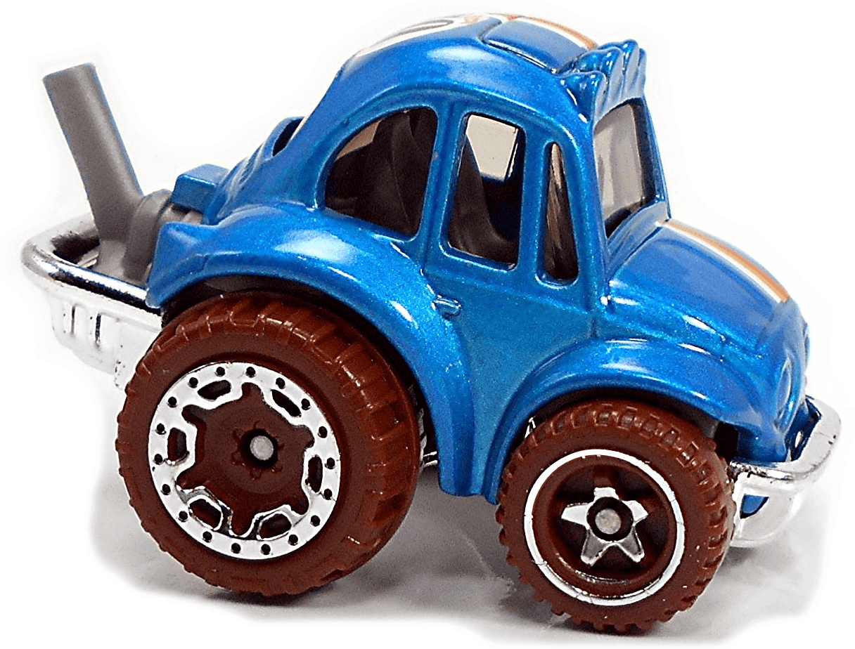 Hot Wheels 2021 - Collector # 033/250 - Baja Blazers 5/10 - '70 Volkswagen Baja Bug (Tooned) - Blue - USA Card