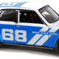 Hot Wheels 2019 - Premium / Car Culture / Mix 1 / Team Transport # 9 - '71 Datsun 510 - Fleet Flyer - Blue & White / BRE Racing - Metal/Metal & Real Riders - Large Blister Card