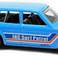 Hot Wheels 2017 - Collector # 277/365 - Surf's Up 3/5 - '71 Datsun Bluebird 510 Wagon - Deep Sky Blue / JNC Surf Patrol - Red 5 Spoke Wheels - International Card