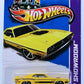 Hot Wheels 2013 - Collector # 222/250 - HW Showroom / Then and Now - '71 Dodge Challenger - Yellow / Black Stripes - USA Card