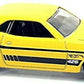 Hot Wheels 2013 - Collector # 222/250 - HW Showroom / Then and Now - '71 Dodge Challenger - Yellow / Black Stripes - USA Card