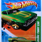 Hot Wheels 2011 - Collector # 060/244 - Treasure Hunts 10/15 - '71 Mustang Funny Car - Green - Gold 5 Spokes - Metal/Metal - Body Lifts - USA Card
