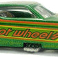 Hot Wheels 2011 - Collector # 060/244 - Super Treasure Hunts 10/15 - '71 Mustang Funny Car - Spectraflame Green - Real Riders - Body Tilts Up - USA Card