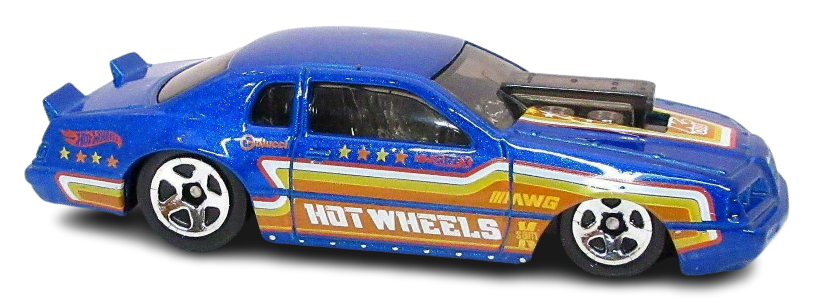 Hot Wheels 2023 - Collector # 107/250 - HW Drag Strip 4/10 - '86 Ford Thunderbird Pro Stock - Blue - IC