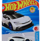 Hot Wheels 2026 - Collector # 060/250 - HW J-Imports 1/10 - New Models - Toyota Prius Custom - without Roofbox - Wind Chill Pearl White - Blue 6 Spoke Wheels - USA '2026' Card
