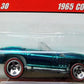 Hot Wheels 2006 - Classics Series 2 # 03/30 - 1965 Corvette - Spectraflame Aqua Blue - Translucent White interior - 5 Spokes with Redline Tires - Metal/Metal - Limited Edition