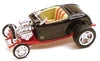Hot Wheels 2008 - 100% Collectible / 40th Anniversary - '32 Ford Roadster - Black - Rubber Tires - Extreme Detail - Acrylic Display Box
