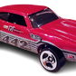 Hot Wheels 2002 - Collector # 154/240 - Olds 442 - Metallic Maroon - USA Race & Win Card with Factory Set Sticker