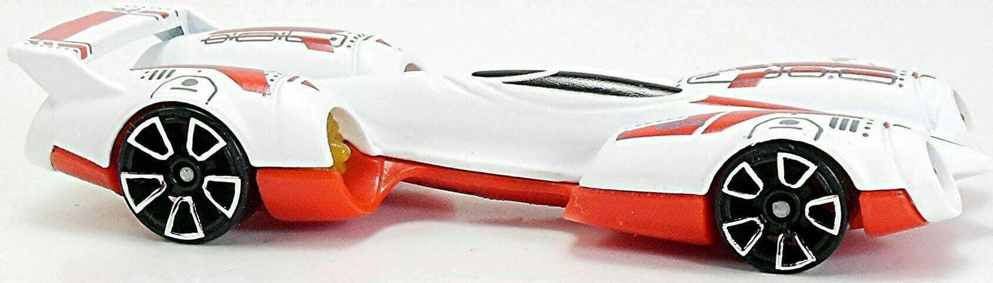 Hot Wheels 2015 - Collector # 042/250 - HW City / HW Space Team - 4Ward Speed - White over Red - USA 'WIN' Card