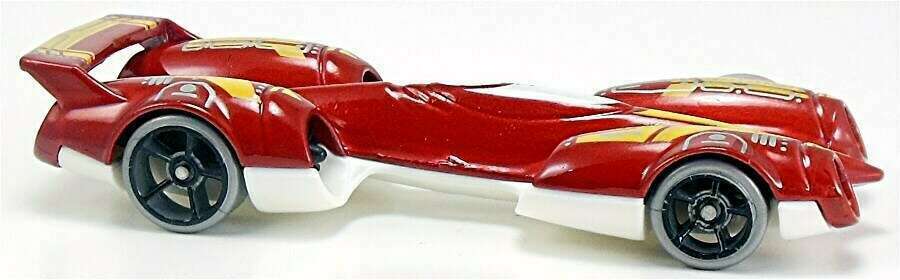 Hot Wheels 2015 - Collector # 042/250 - HW City / HW Space Team - 4Ward Speed - Red over White - USA 'Showdown' Card