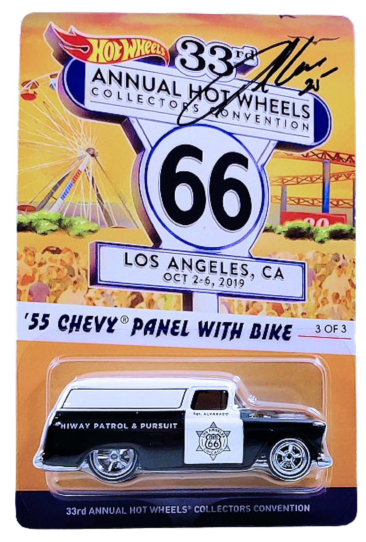 ホットウィール '55 Chevy Panel Convention パネル Hot Wheels 2019 - 33rd Annual Collectors Convention / Finale Car 3
