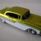 Hot Wheels 2006 - Classics Series 2 # 30/30 - 1955 Chevy - Spectraflame Anti-Freeze over White Enamel - 7 Spokes on White Walls - Metal/Metal - NEW Casting!