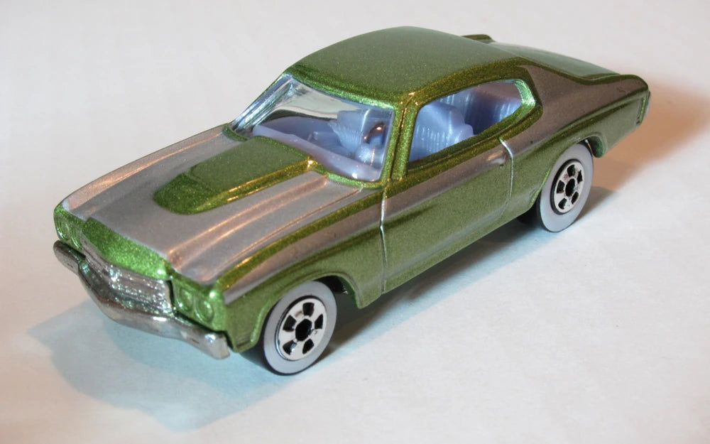 Hot Wheels 2008 Since 68 Top 40 14 40 70 Chevelle SS Mint Green White Walls Metal Metal