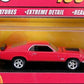 Hot Wheels 2008 - 100% Collectible / 40th Anniversary - '70 Ford Mustang - Red - Rubber Tires - Opening Hood - Extreme Detail - Acrylic Display Box