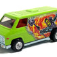 Hot Wheels 2021 - Premium / Pop Culture / Masters Of The Universe # 2/5 - 70's Van- Green / Skeletor - Metal/Metal & Real Riders