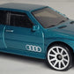 Hot Wheels 2025 - Collector # 016/250 - Factory Fresh 2/5 - '87 Audi quattro - Teal - White 10 Spokes - USA Card