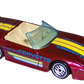 Hot Wheels 1989 - Collector # 066 - New Model - Custom Corvette - Metalflake Red - UH Wheels - Experimental Card - Very Rare & Sought After!
