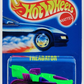 Hot Wheels 1995 - Collector # 205 - Treadator - Neon Green & Purple - USA Blue Card