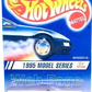 Hot Wheels 1995 - Collector # 342 - Model Series 2/12 - Mercedes SL - Black over Gray - 5 Spoke Wheels - USA Blue & White Card