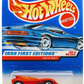 Hot Wheels 1998 - Collector # 681 - First Editions 35/40 - Cat-A-Pult - Red / #64 / Black HW Logo on Front Deck - 3 Spoke Wheels - USA Blue Car Card