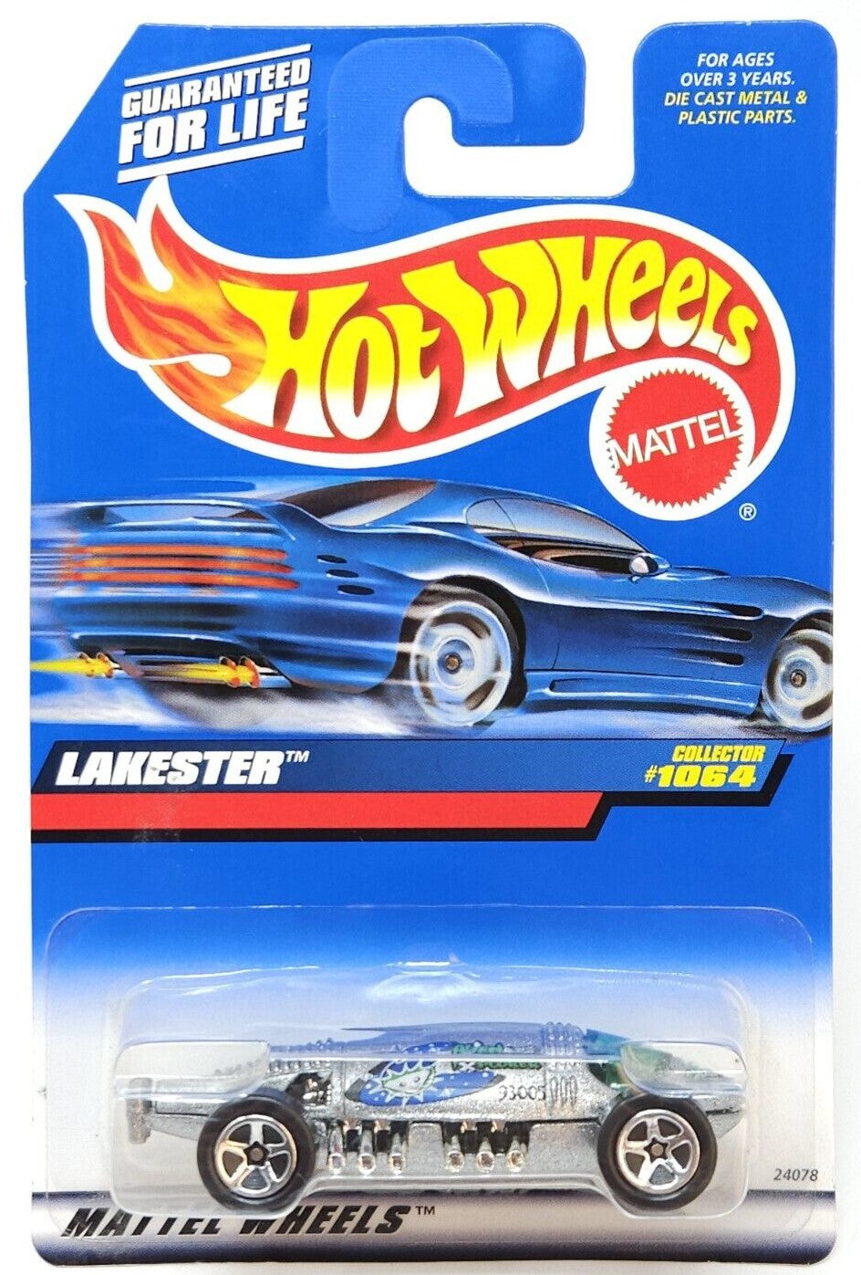 ミニカー Hot Wheels 1999 Lakestar Hot Wheels 1999 - Collector # 1064 - Lakester - Metalflake Silver
