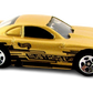 Hot Wheels 1999 - Collector # 1066 - Mustang Cobra - Gold - 5 Spokes - USA Blue Car Card