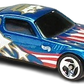 Hot Wheels 1999 - Collector # 1078 - Camaro Z28 - Metalflake Blue / Stars and Stripes - USA Blue Car Card