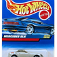 Hot Wheels 1999 - Collector # 1095 - Mercedes SLK - Metallic Silver - Sawblades - India - USA Blue Car Card