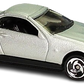 Hot Wheels 1999 - Collector # 1095 - Mercedes SLK - Metallic Silver - Sawblades - India - USA Blue Car Card