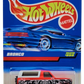 Hot Wheels 1998 - Collector # 859 - Bronco - Red / White Top - Sawblades on Off-Road Tires - USA Blue Car Card