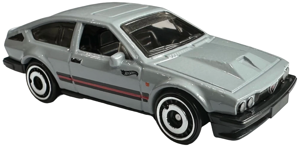 Hot Wheels 2024 - Collector # 098/250 - Factory Fresh 08/10 - Alfa Romeo GTV6 3.0 - Light Gray - IC