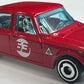 Hot Wheels 2025 - Collector # 195/250 - Compact Kings 7/10 - New Models - Alfa Romeo Guilia T1 Super - Red / #53 - International Card