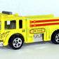 Hot Wheels 2008 - Collector # 048/196 - All Stars - Fire-Eater (Fire Engine, Pumper) - Yellow - USA Card with Beckett Promo