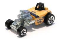 Hot Wheels 2002 - Collector # 194/240 - Altered State / Rat Trap - Pearl Yellow - USA 'Race & Win' Card