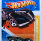 Hot Wheels 2011 - Collector # 024/244 - New Models 24/50 - Arkham Asylum Batmobile - Black - USA Card