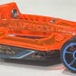 Hot Wheels 2025 - Collector # 084/250 - X-Raycers 5/10 - Arrow Dynamic - Transparent Orange Top over Black Base - OH5SP Wheels - USA Card