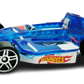 Hot Wheels 2013 - Collector # 110/250 - HW Racing / HW Race Team - Arrow Dynamic - Transparent Blue / Hot Wheels Racing Deco / #7 - USA Card