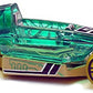 Hot Wheels 2017 - Collector # 342/365 - X-Raycers 8/10 - Arrown Dynamic - Transparent Aqua Body / Tan Metal Base - USA Card
