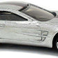 Hot Wheels 2018 - Collector # 117/365 - HW Exotics 05/10 - ZAMAC 009 - Aston Martin One-77 - ZAMAC / Black Stripe - TRAP5 Wheels - Walmart Exclusive USA 50th Card