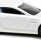 Hot Wheels 2008 - Collector # 050/172 - Hot Wheels Stars - Aston Martin V8 Vantage - White - PR5 Wheels - International Card