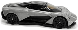 Hot Wheels 2022 - Collector # 103/250 - HW Screen Time 6/10 - Aston Martin Valhalla Concept - Silver / 007 No Time To Die - USA 007 Card