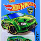 Hot Wheels 2014 - Collector # 019/250 - HW City / HW Goal - Audacious - Green - USA 'Showdown' Card