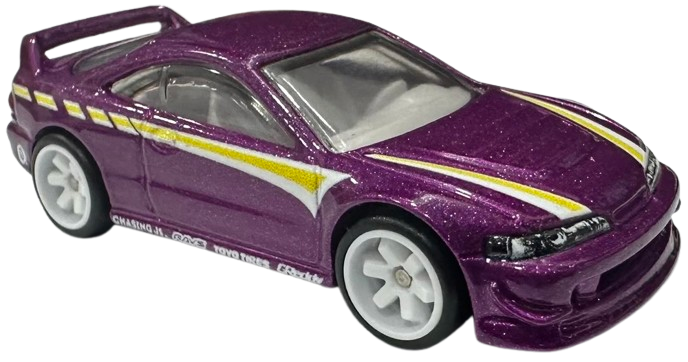 Hot Wheels 2024 - Premium / Boulevard # 107 - Custom '01 Acura Integra GSR - Metalflake Purple - Metal/Metal & Real Riders - Walmart Exclusive