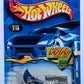 Hot Wheels 2002 - Collector # 218/240 - Baby Boomer - Dark Blue - USA 'Race & Win' Card