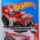 Hot Wheels 2017 - Collector # 039/365 - HW Rescue 2/10 - Backdrafter (Tooned Fire Truck) - Red - USA Card