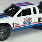Hot Wheels 2021 - Premium / Car Culture / Hyper Haulers # 2/5 - Baja Bouncer - White / Lucas Oil - Metal/Metal & Real Riders - NEW Casting
